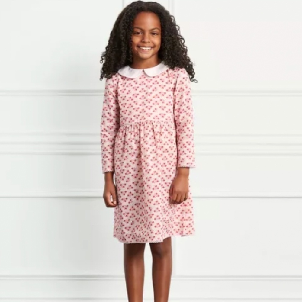 Hill House Pink Floral Kids Dress